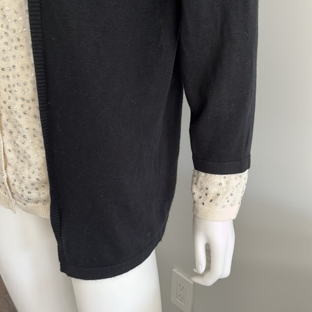 Bob Mackie wearable art vintage cardigan - Picture 2 of 5